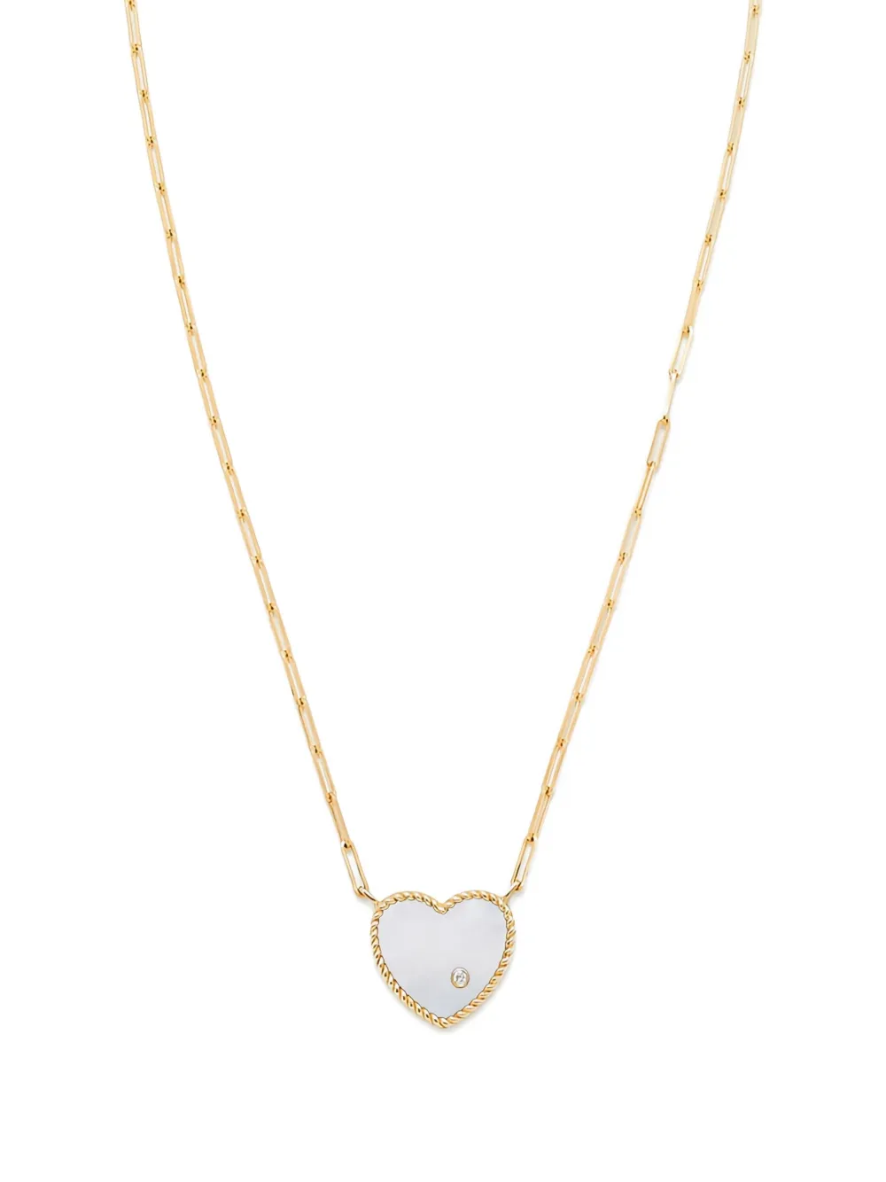 

Ожерелье в форме сердца из желтого золота 750 пробы с бриллиантами Yvonne Léon, золотой