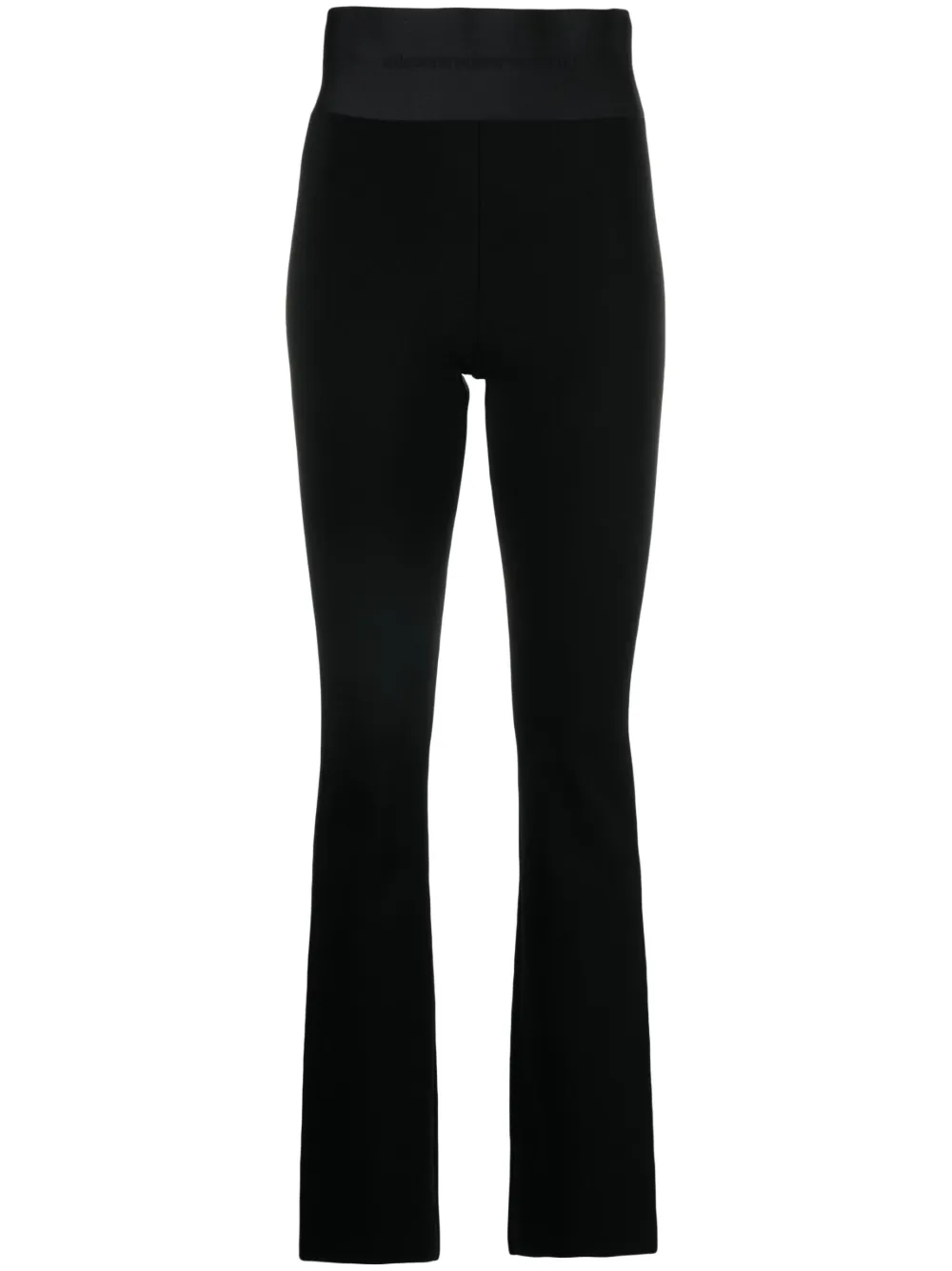 

Брюки bootcut с логотипом Alexander Wang, черный