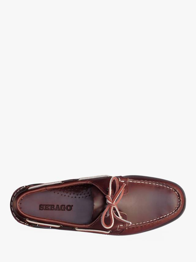 Кожаные лодочные туфли Docksides FGL Sebago, Brown/Brown Gum — фото 3
