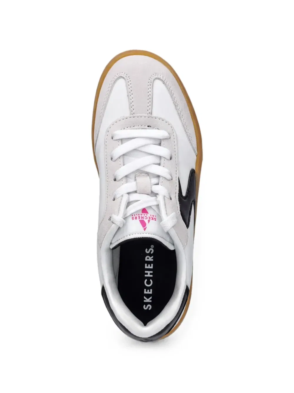 Кроссовки Zinger Lift Homecoming Star в наплечном (многопанельном) дизайне Skechers, белый — фото 4