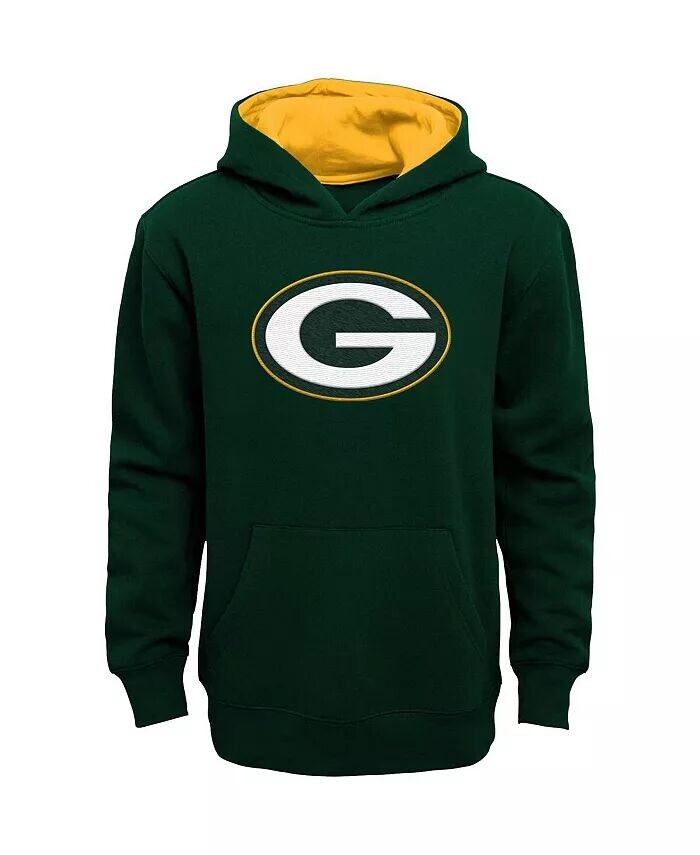 

Зеленый пуловер с капюшоном Big Boys Green Bay Packers Prime Outerstuff