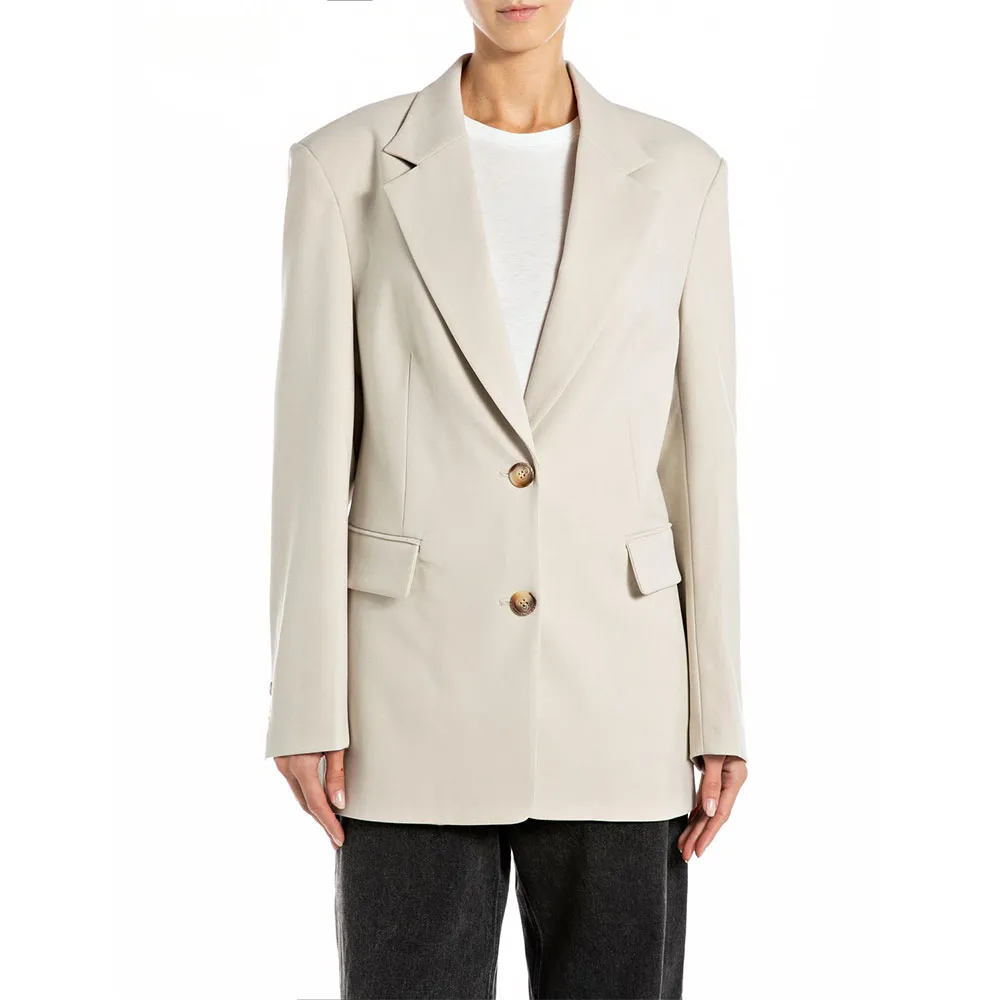 

Блейзер Replay W7923.000.85168, бежевый