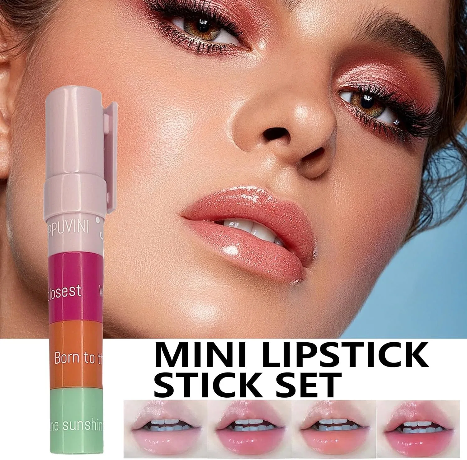 Бальзам для губ с эффектом цвета 4 оттенка Natural Gloss Finish — фото 2