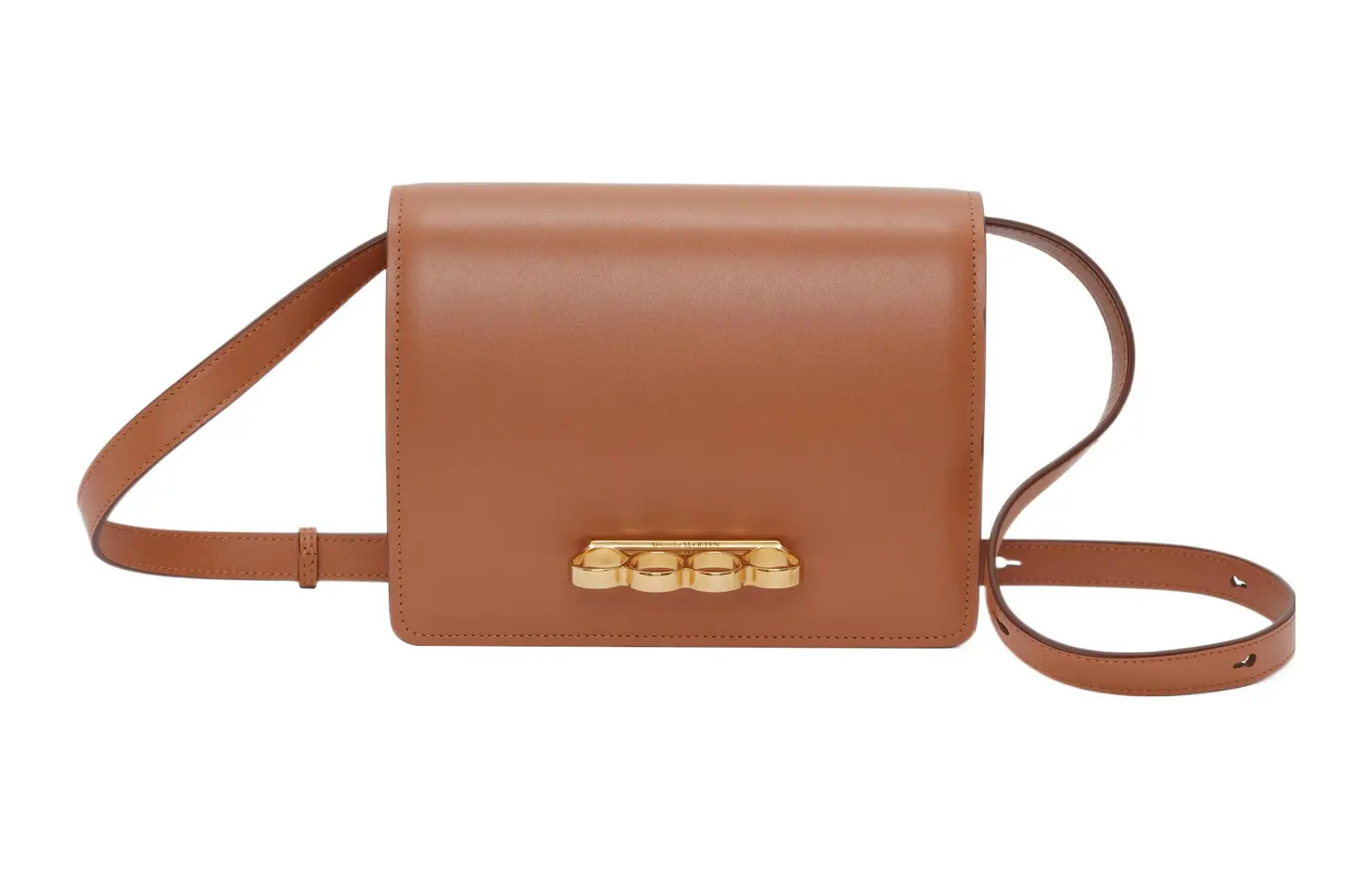 

Alexander McQueen Гладкая кожаная сумка через плечо