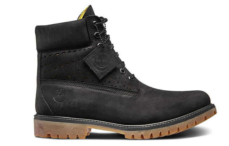 Ботинки Timberland 6-Inch Premium Perforated Boot 'Black Nubuck' — фото 2