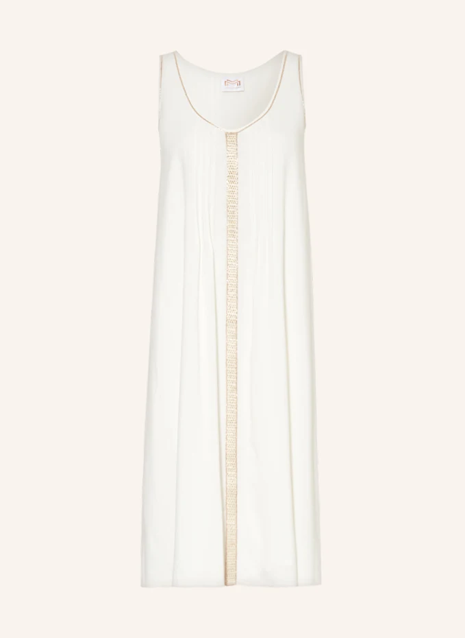 

Пляжное платье the white collection с декоративными бусинами Maryan Mehlhorn, белый