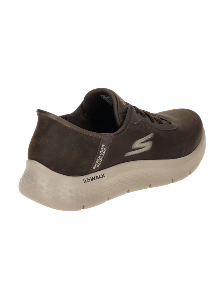 Skechers Спортивные лоферы коричневого цвета — фото 3
