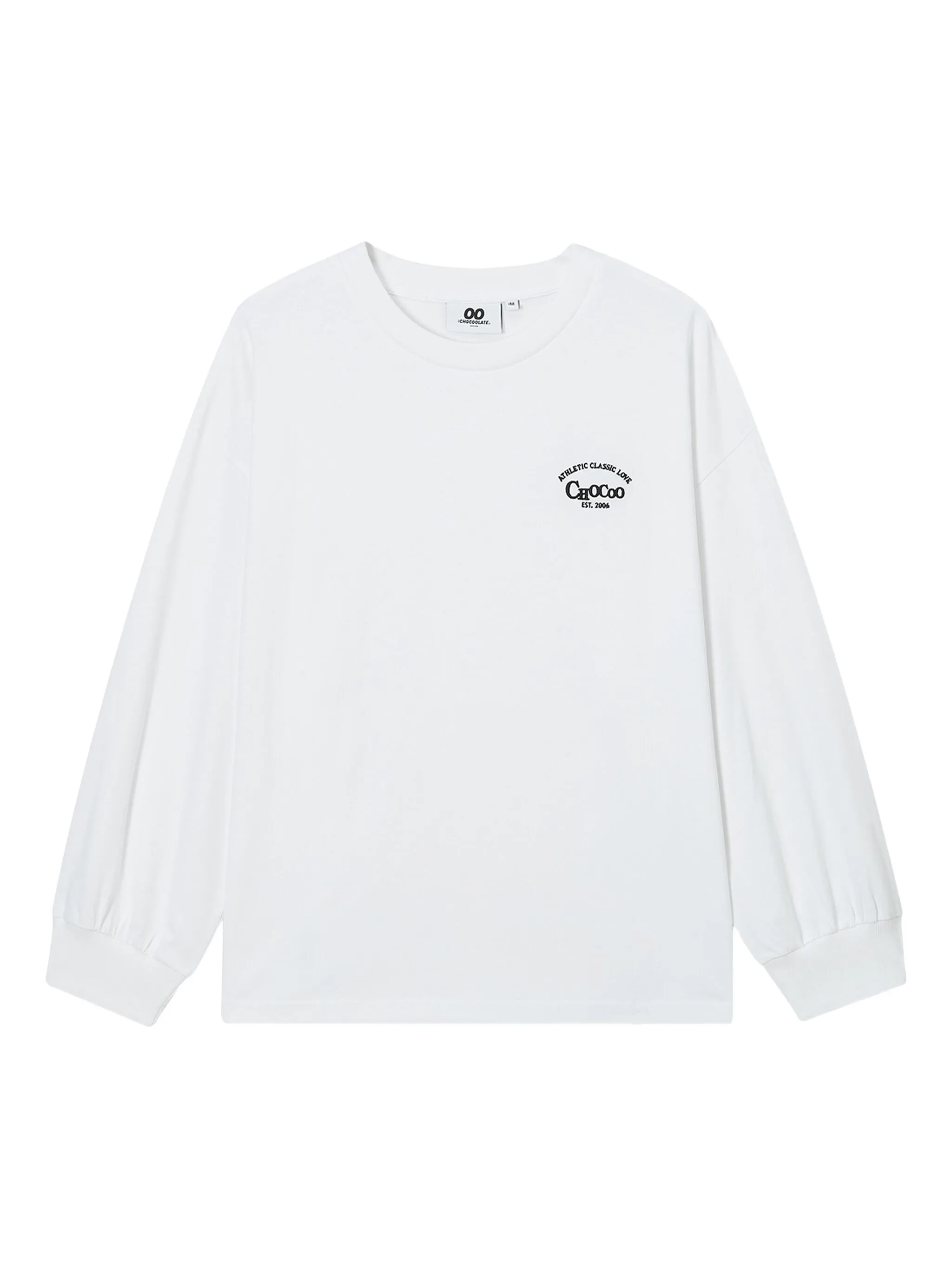 

Толстовка с вышивкой Chocoolate, белый