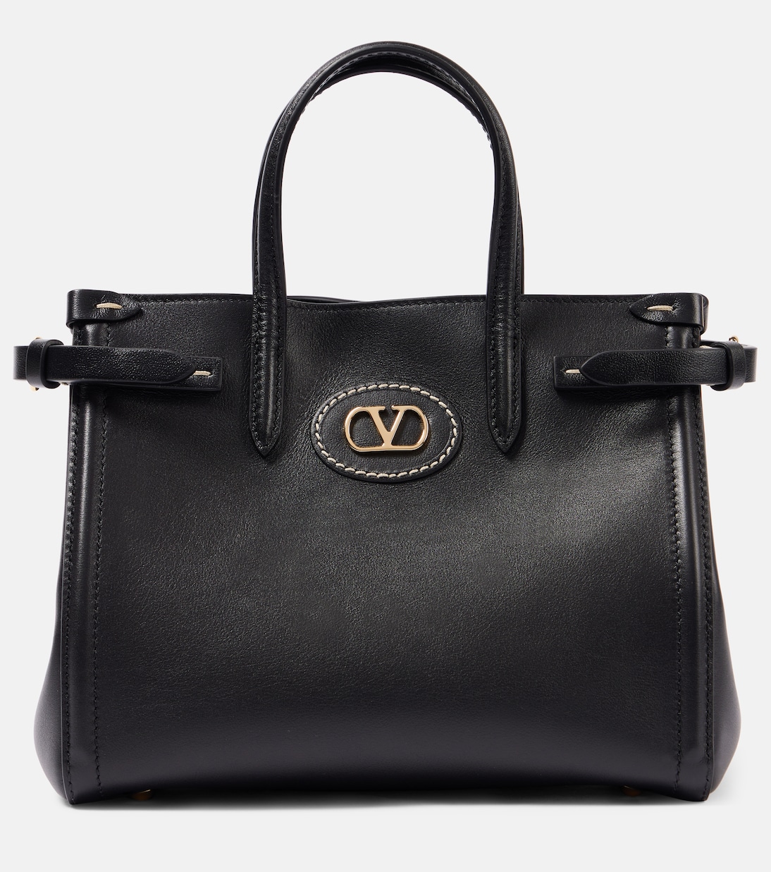 

Сумка-тоут Antibes Small из кожи Valentino Garavani, черный