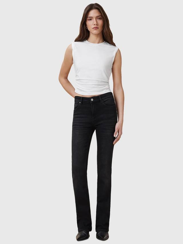 Топ-майка из органического хлопка West с добавлением модала AllSaints, White — фото 3