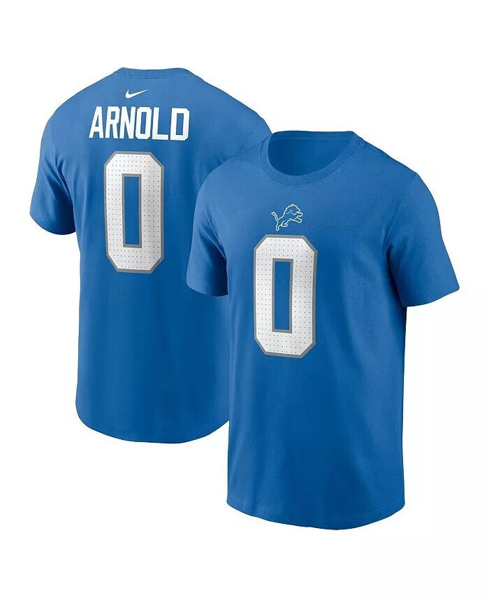 

Футболка мужская Terrion Arnold Blue Detroit Lions с именем и номером Nike