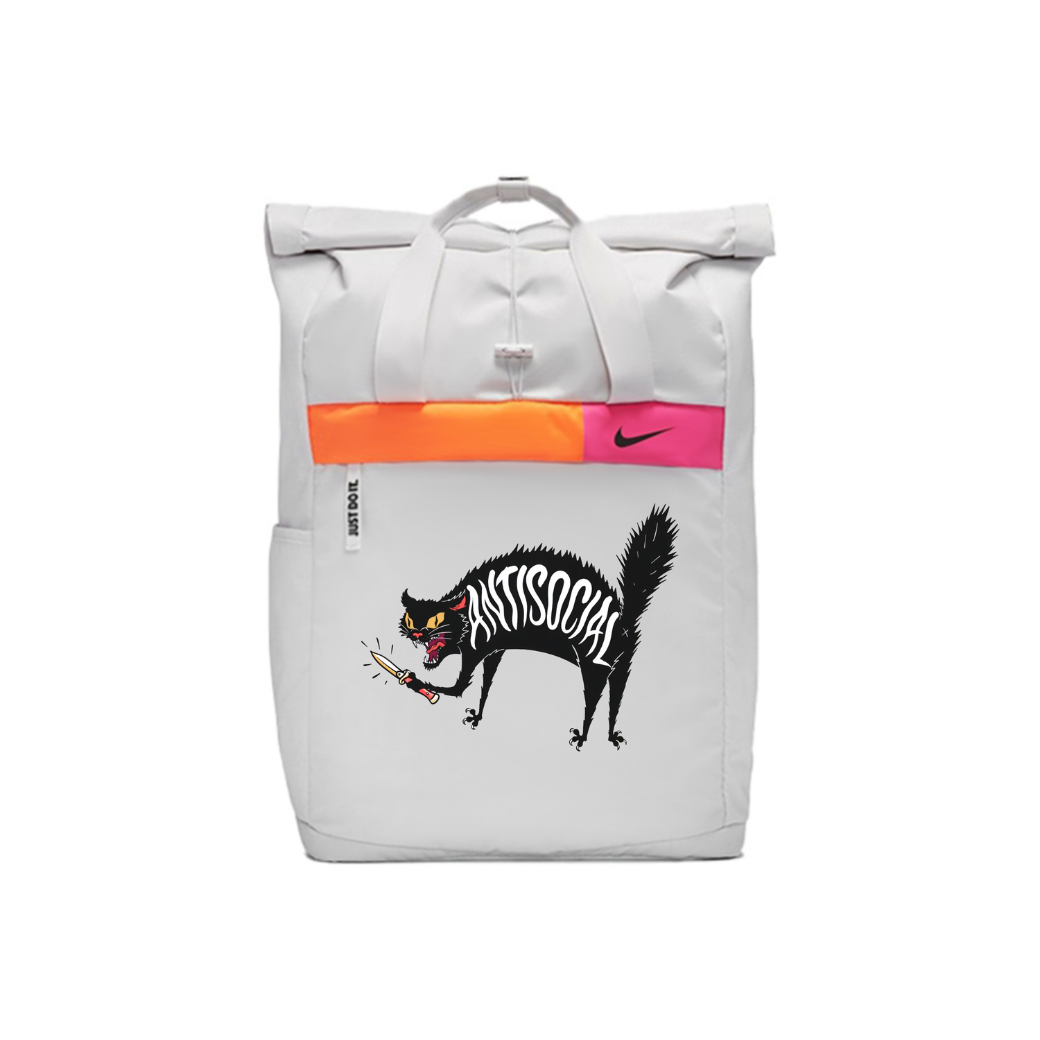 

Nike Тканевый рюкзак Regular Unisex светло-серебристый, Puff Cat