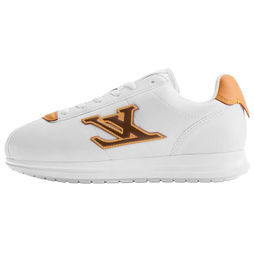 

LOUIS VUITTON Nigo Collaboration BUTTERSOFT FW25 низкие повседневные кроссовки мужские белые