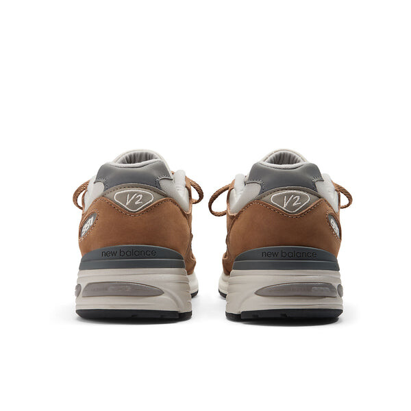 Кроссовки 991v2 сделано в Великобритании New Balance, коричневый — фото 4