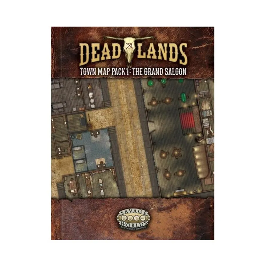 

Пакет карт города №1 — Большой салон, Deadlands - The Weird West