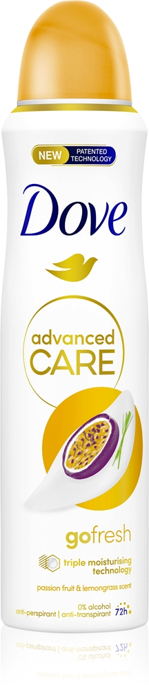 

Антиперспирант Advanced Care Go Fresh 72 часа. Dove, passion fruit & lemongrass 150 мл