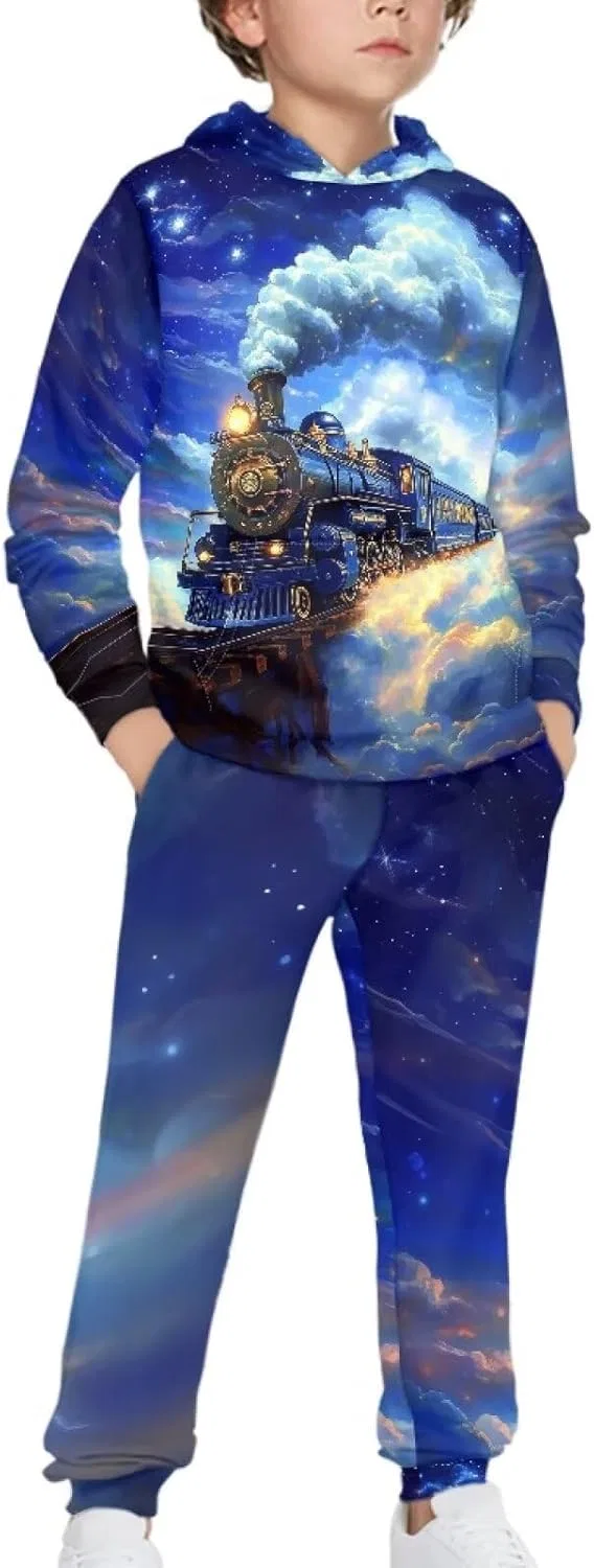 Детский спортивный костюм с капюшоном DISNIMO, Train Galaxy, S(6-7)-XL(14-16)