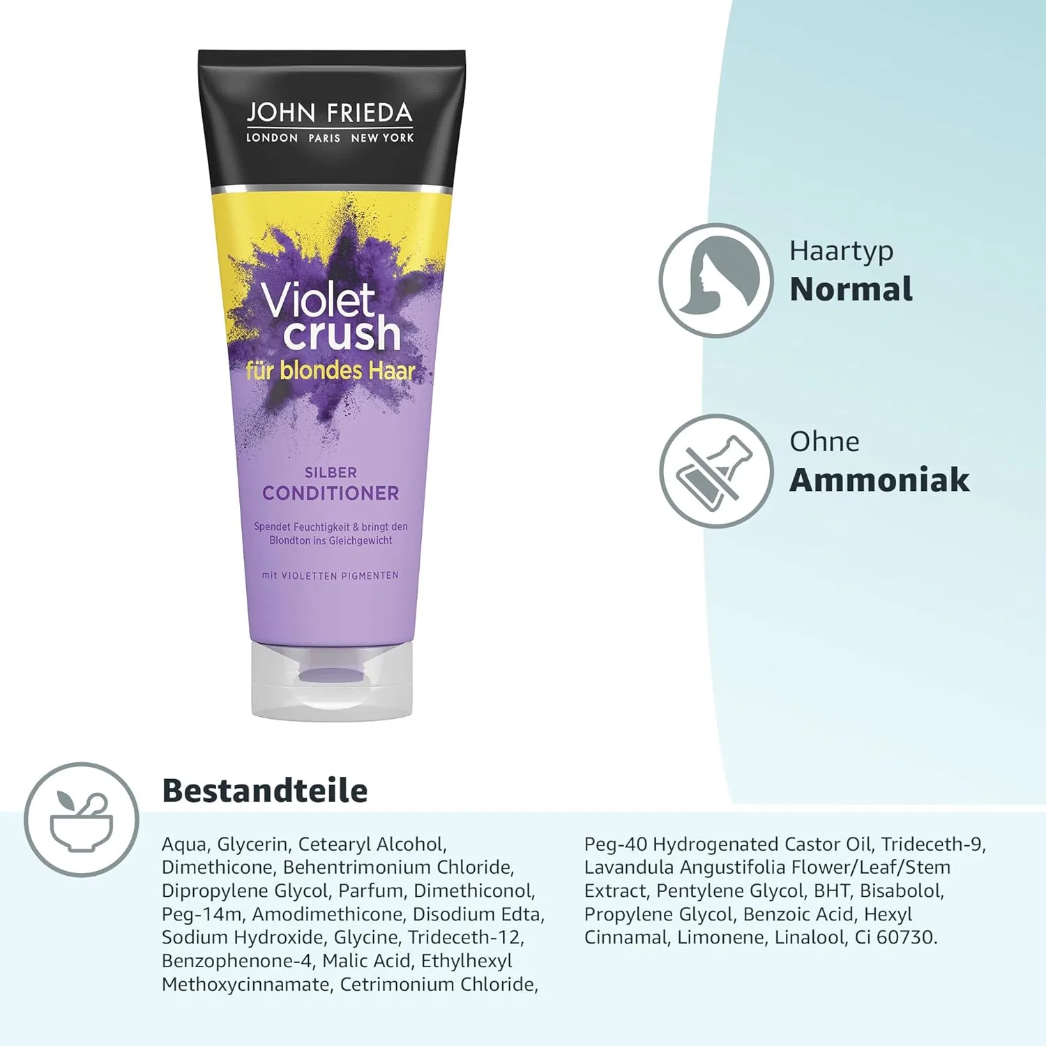 Кондиционер против желтизны «Violet Crush» от John Frieda John Frieda — фото 4