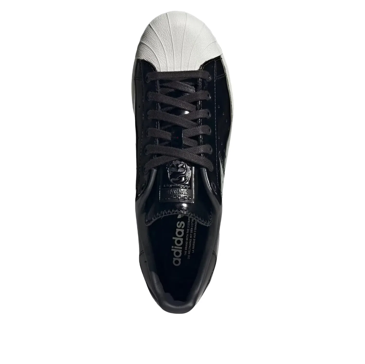Кроссовки Adidas x VA Superstan 'Black White' KI8163, черный — фото 4