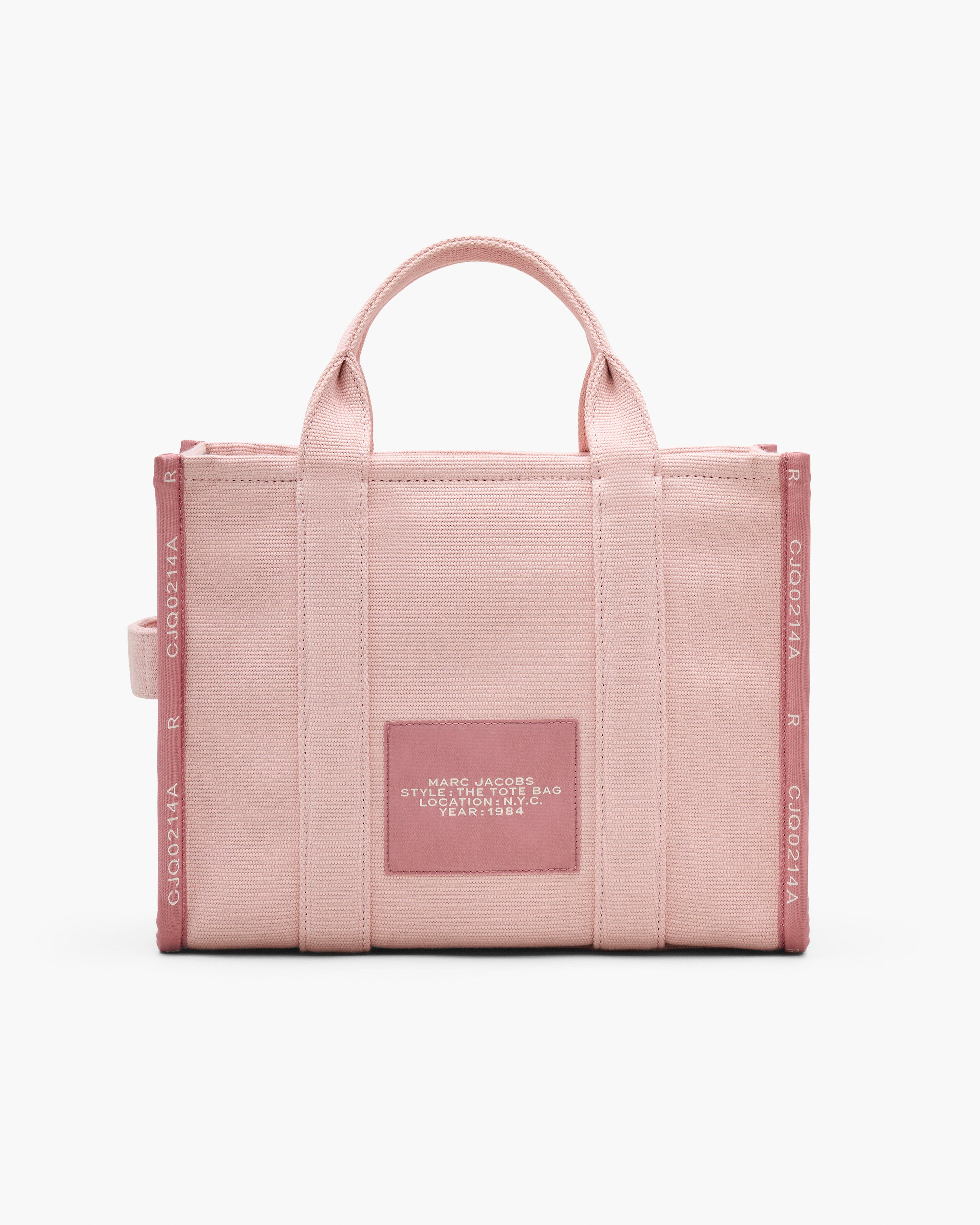 Сумка-тоут среднего размера из жаккарда Marc Jacobs, розовый — фото 3