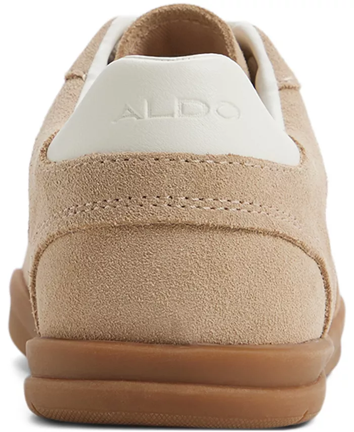 Женские кроссовки Zendayya на шнуровке в ретро-стиле с низким верхом ALDO, золотой — фото 3