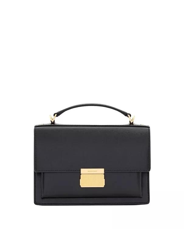 

Кожаная сумка venezia palmellato Golden Goose, черный