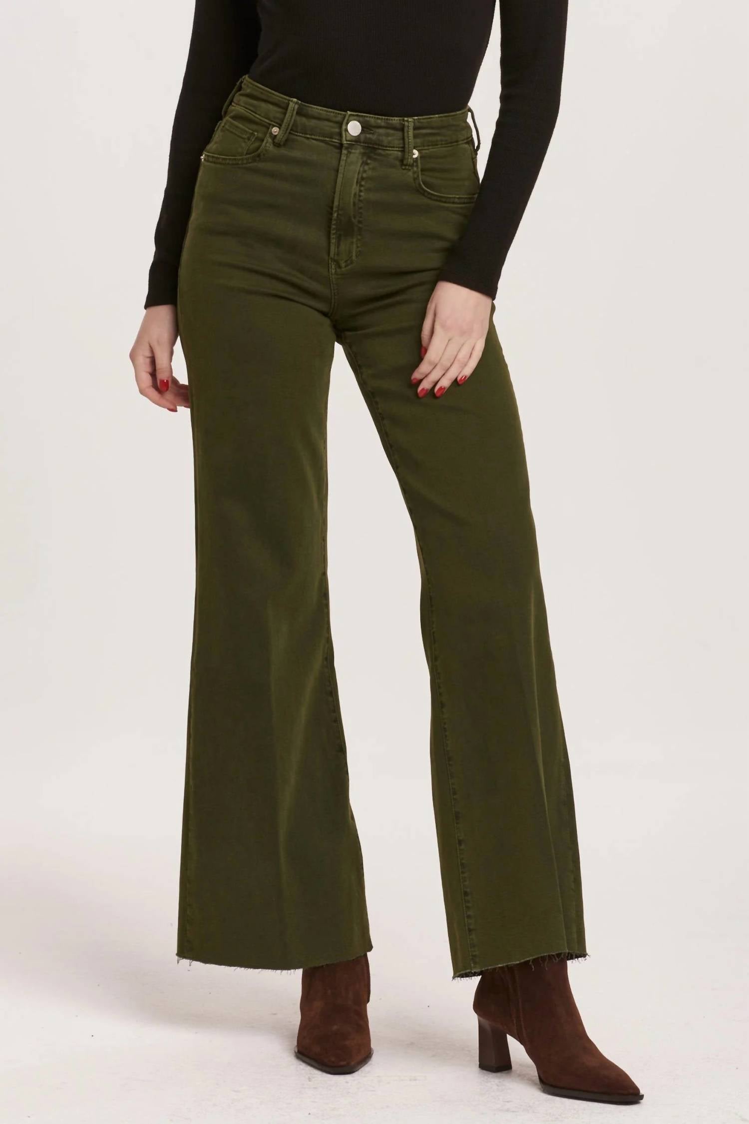 

Джинсы Fiona High Rise Wide Leg в цвете Pine DEAR JOHN DENIM