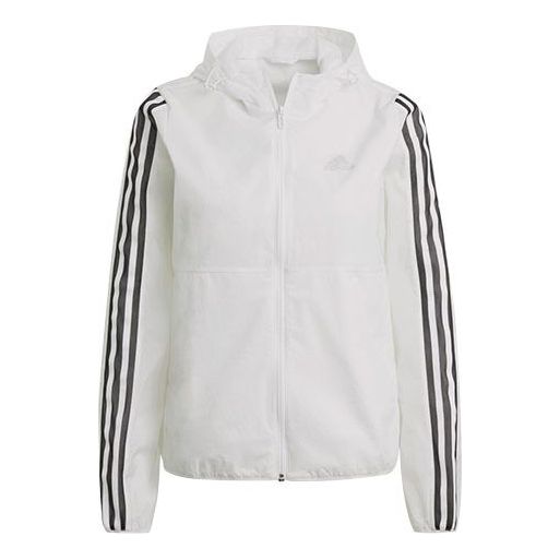 

Куртка (WMNS) adidas W 3s Wb Sports Training Hooded Woven Jacket White GQ0594