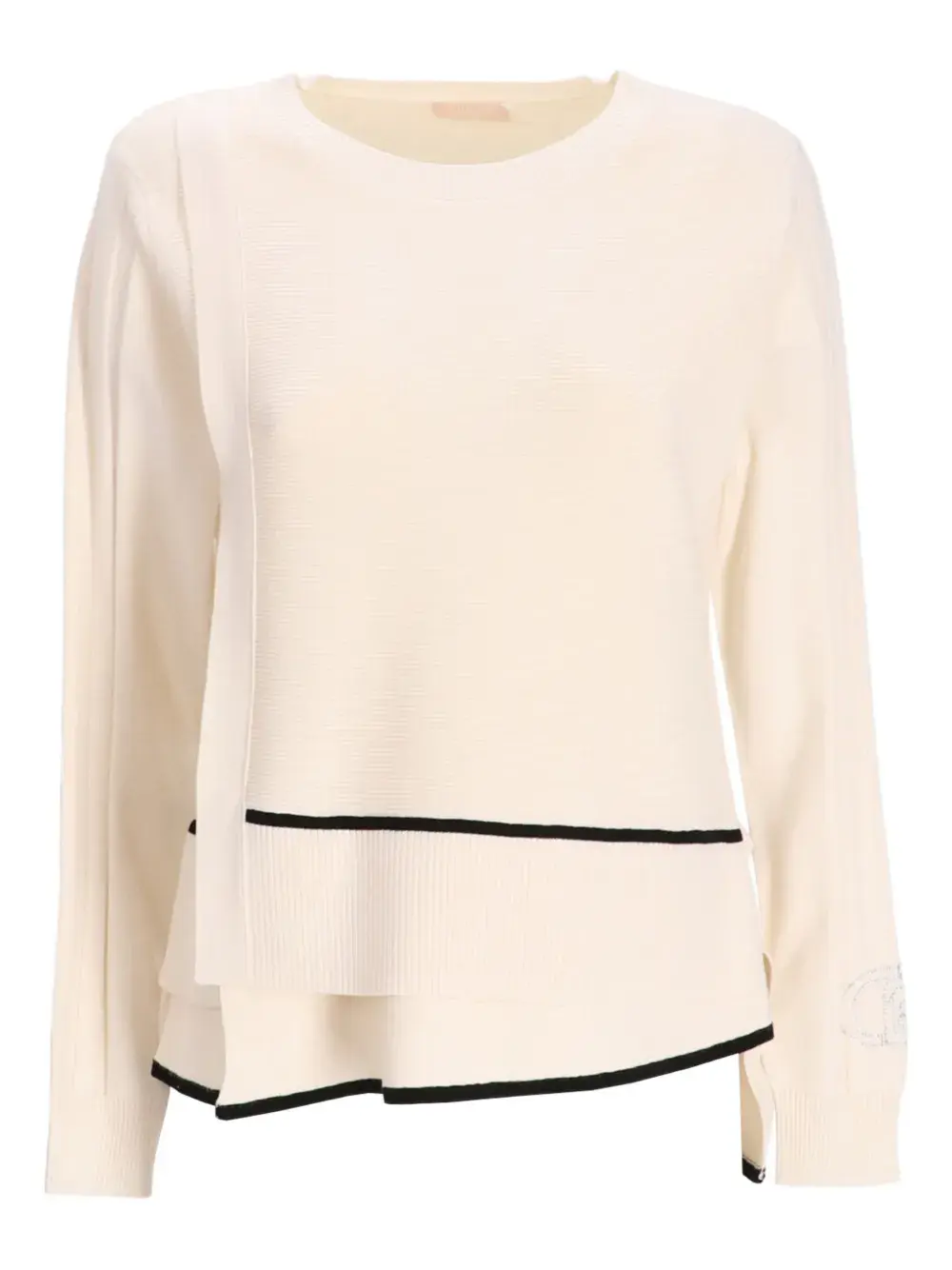 

Многослойный свитер Better Liu Jo, слоновая кость