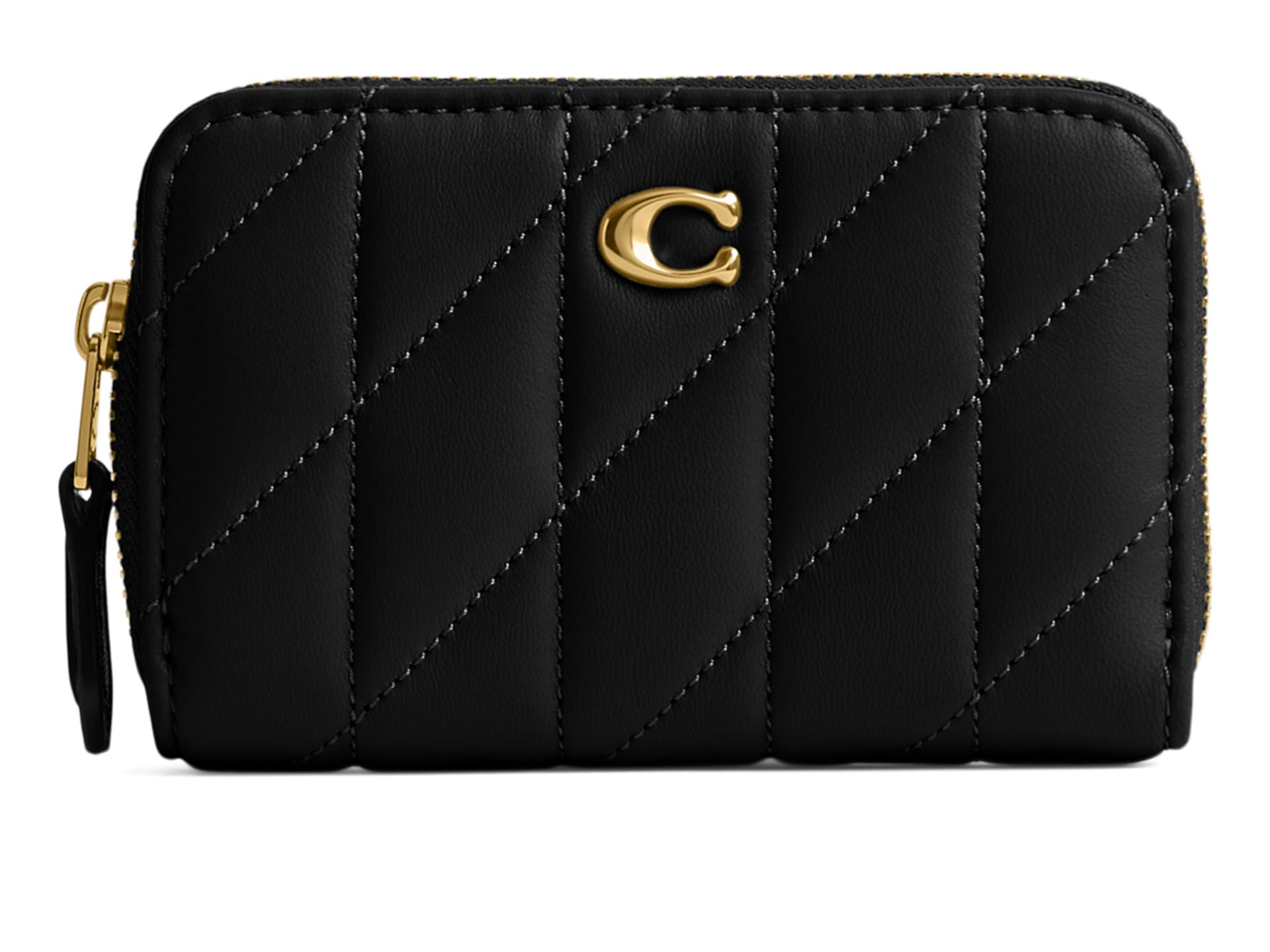 

Кошелек COACH Small Zip Around Card Case, черный