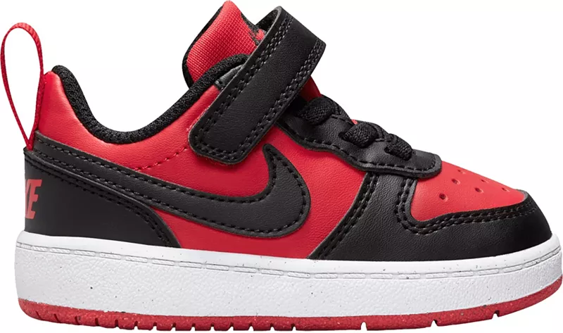 Кроссовки Nike Toddler Court Borough Low Recraft, цвет University Red/Black/W