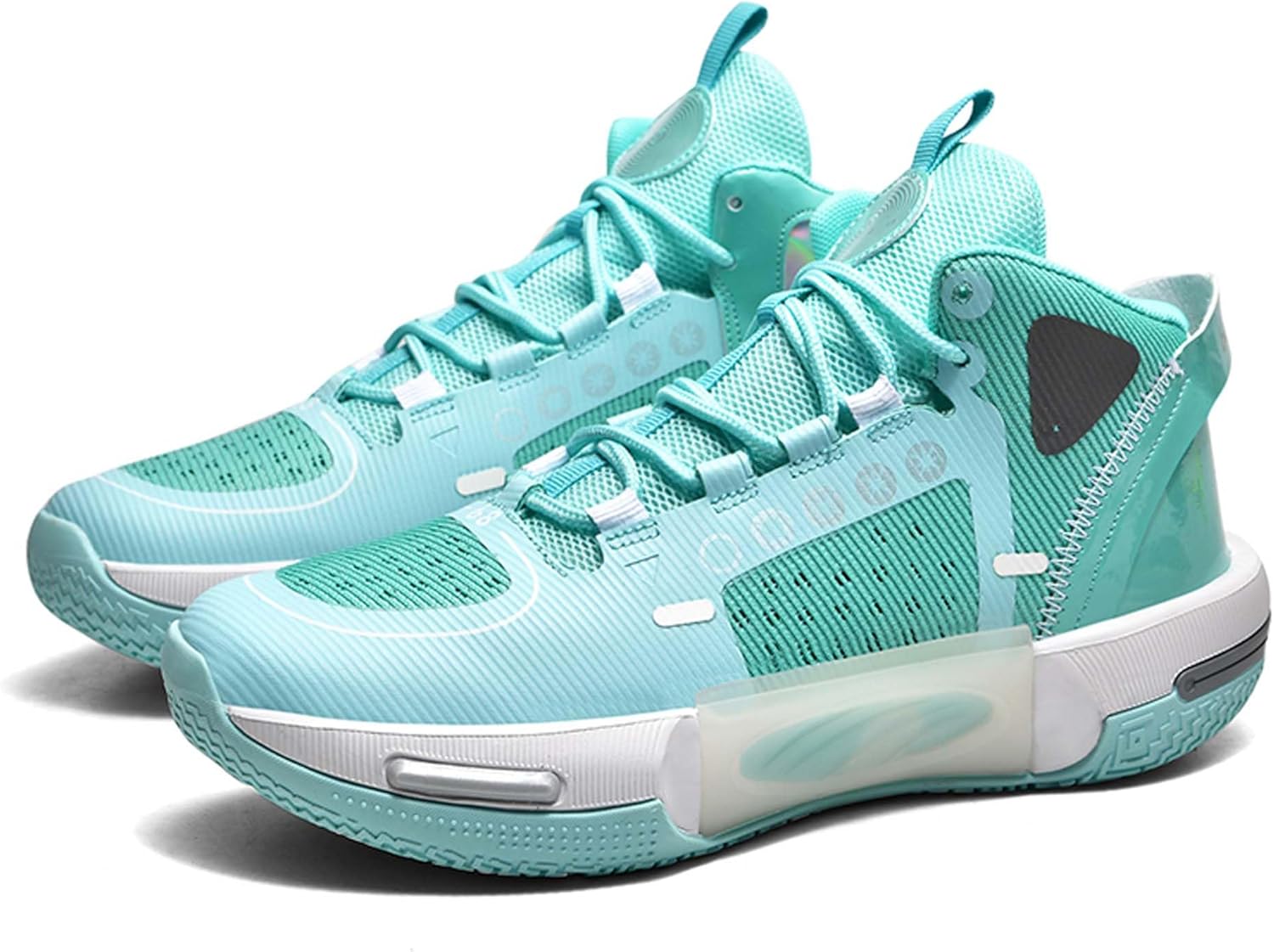 

Мужские и женские баскетбольные кроссовки, модная спортивная обувь, высокоэластичные кроссовки для солнца, удобные и дышащие кроссовки для бадминтона, противоскользящие и износостойкие повседневные кроссовки Dzbajrqm, зеленый