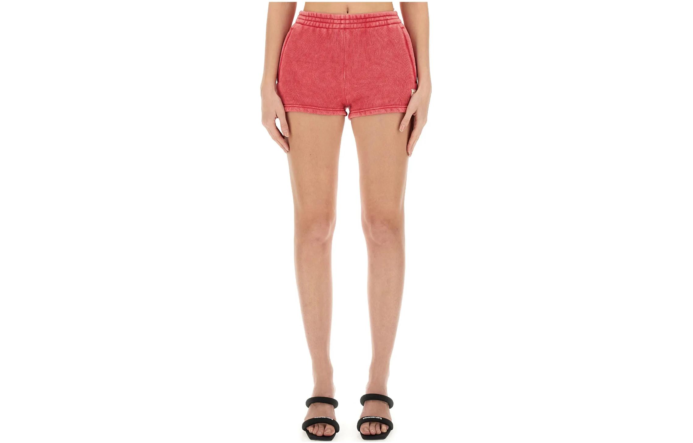 

Спортивные шорты с вышитым логотипом Alexander Wang, Rose
