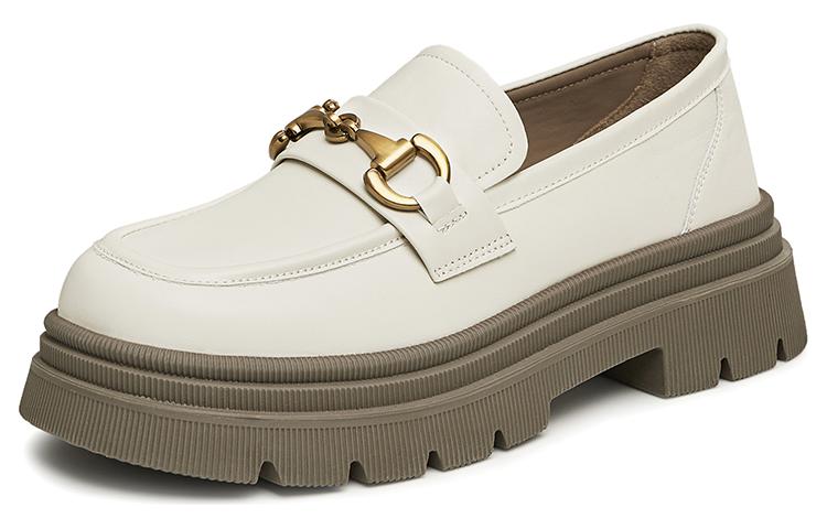 Женские лоферы Black/Beige BASTO — фото 3