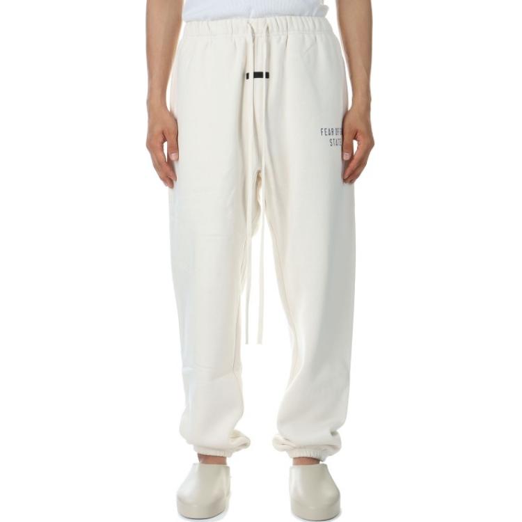 Спортивные брюки Fear of God Essentials Fleece Sweatpant 'Shell', белый — фото 4