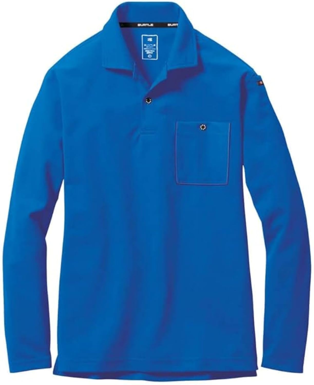 

Рубашка-поло с длинным рукавом BURTLE 665 (унисекс), эластичная, с дезодорирующим эффектом, цвет 47 (серф-синий)