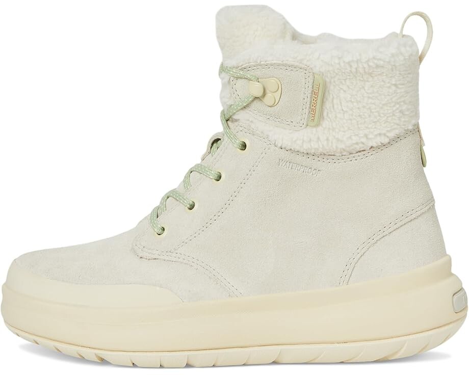 Ботинки женские Merrell Marquette Thermo Lace зимние на шнуровке, кремовый — фото 4