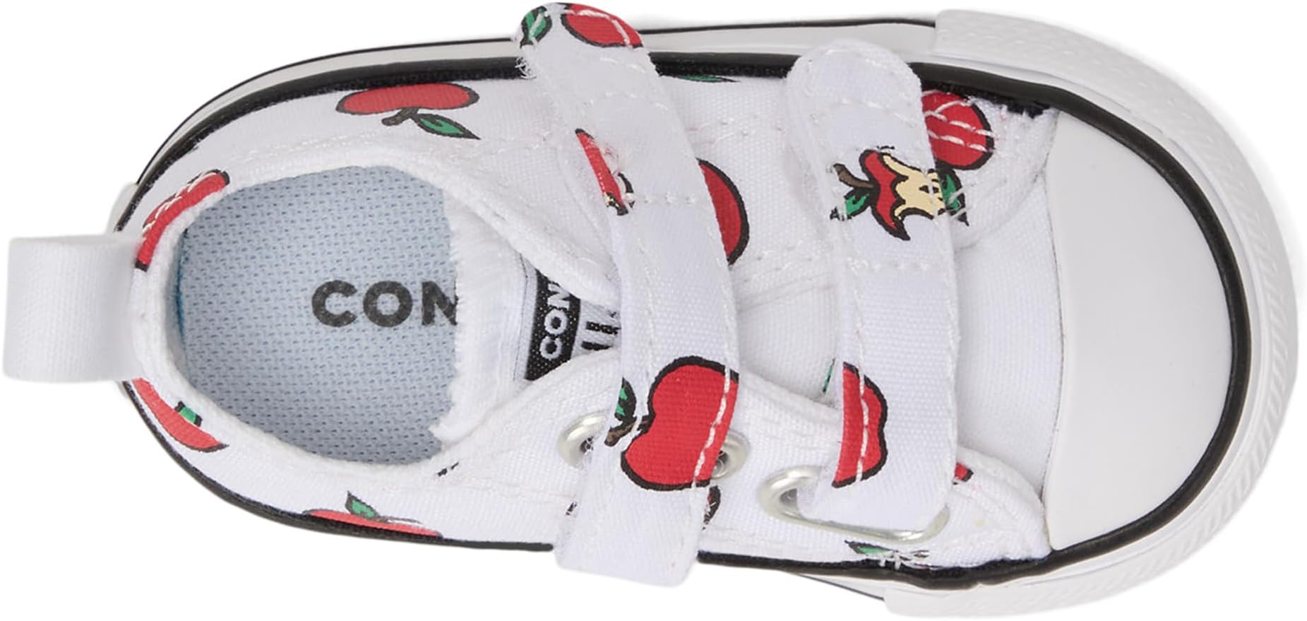 Кроссовки Converse Kids Chuck Taylor All Star Allover Apples Easy On, цвет White/Red/Black — фото 2