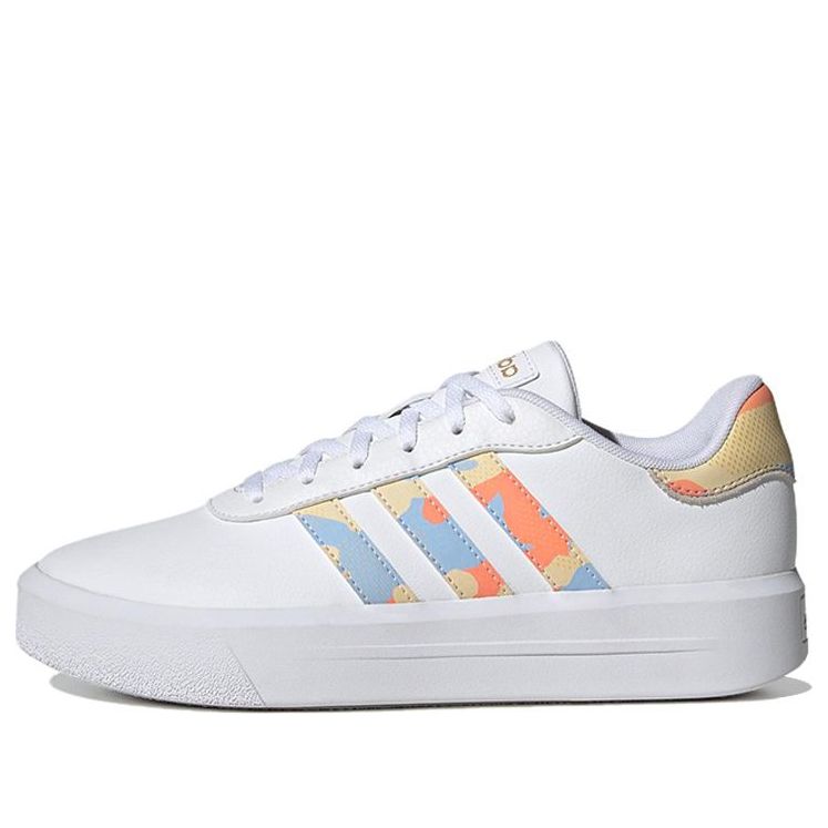 Кеды (WMNS) adidas neo Court Platform 'White Blue Orange' H06298, белый