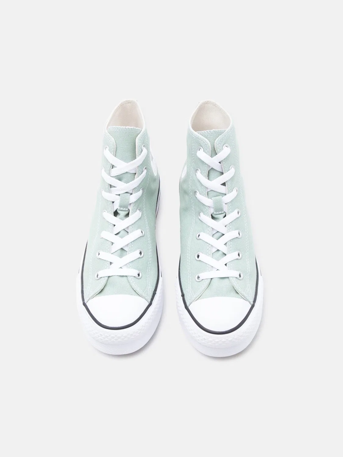 Кроссовки Converse CTAS мятного цвета — фото 3