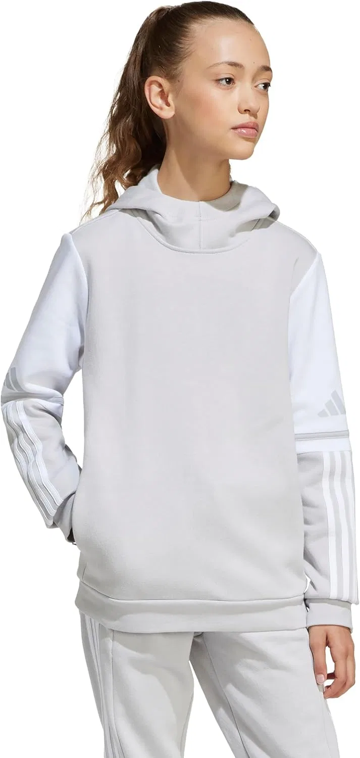 Худи детское adidas Squadra25, Team Light Grey/White — фото 3