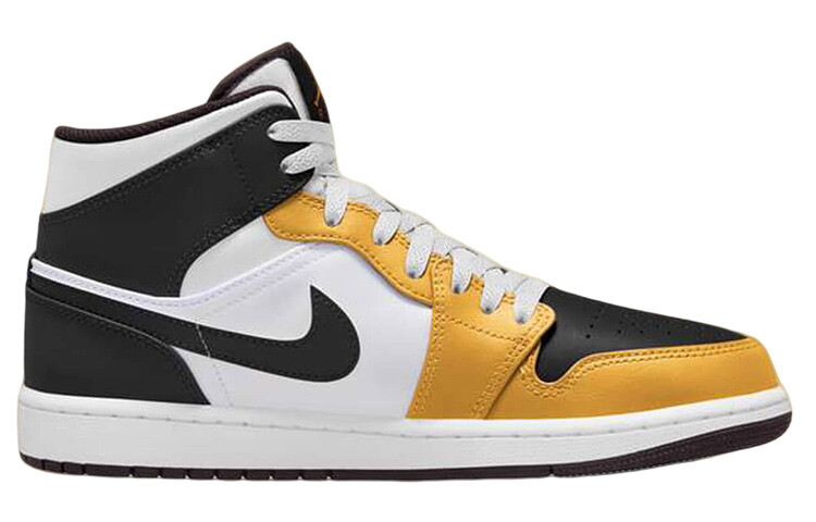 Кроссовки Air Jordan 1 Mid 'Yellow Ochre' — фото 4