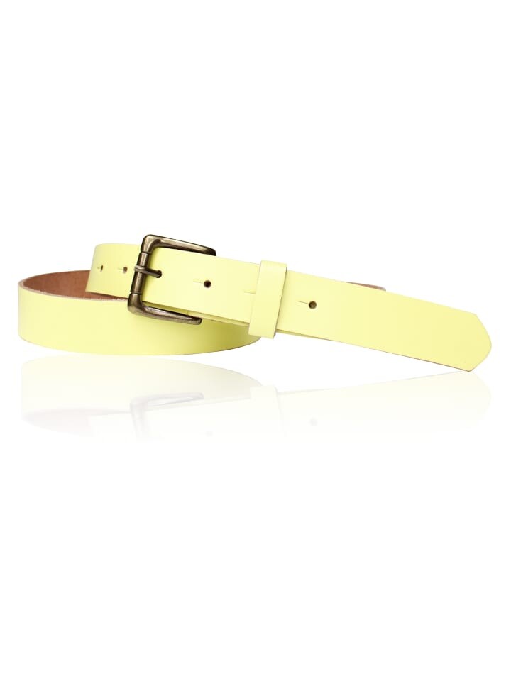 

Ремень FRONHOFER Damengürtel Leder, цвет Lemon