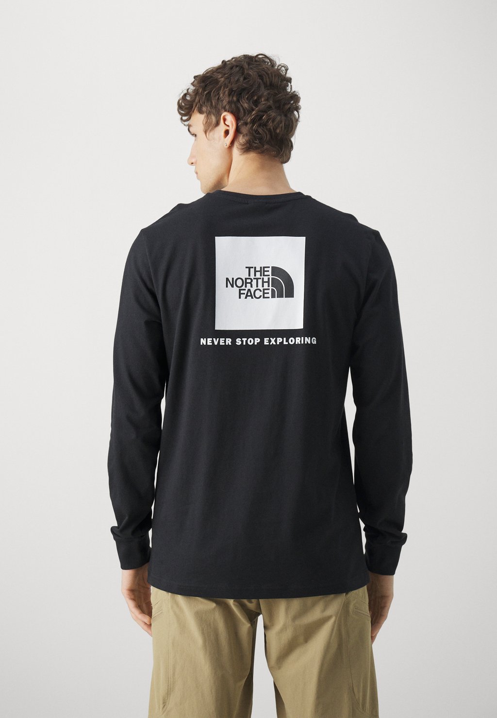 

Футболка с длинным рукавом Redbox Tee The North Face, черный