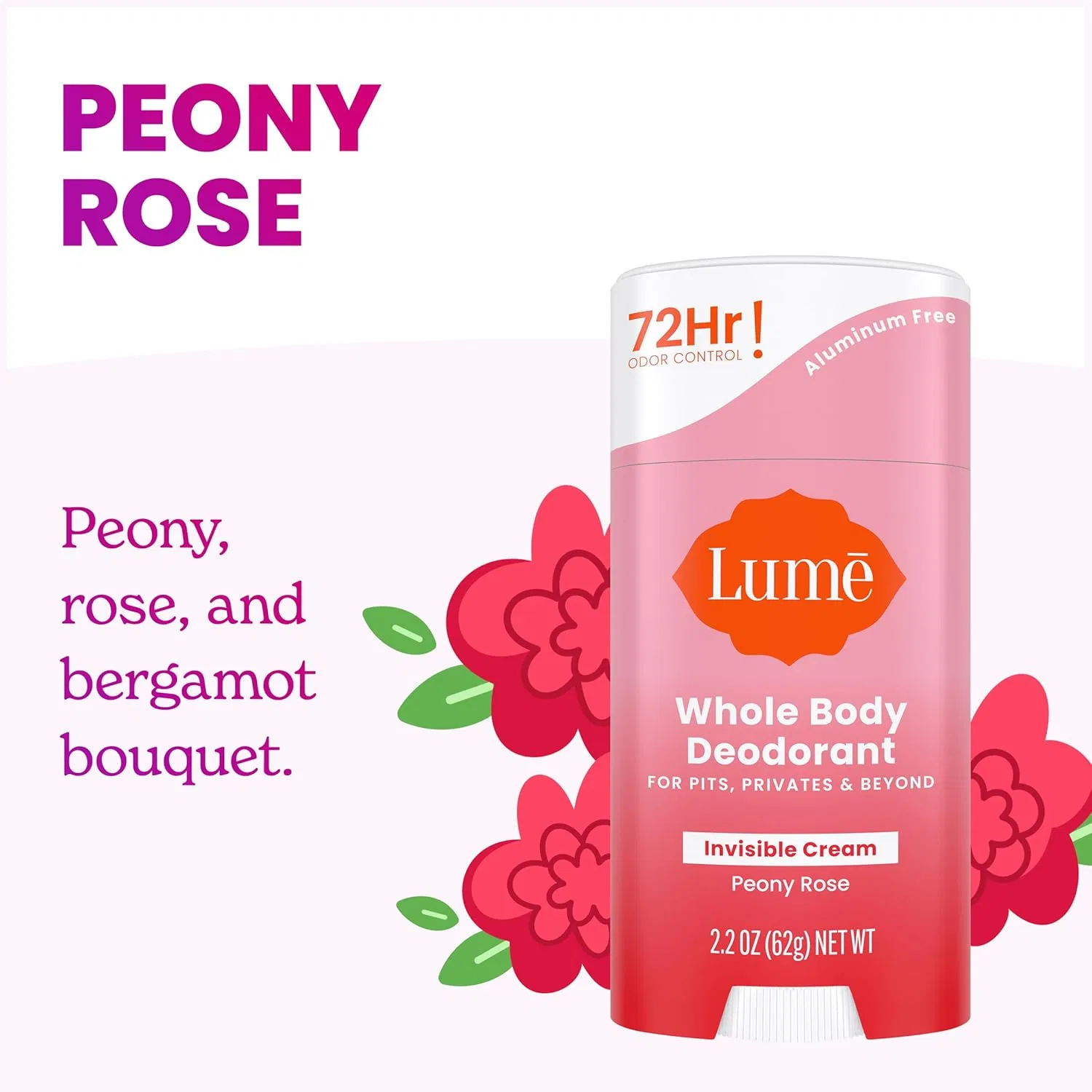 Дезодорант-стик Lume Peony для подмышек и интимных зон Lume — фото 4