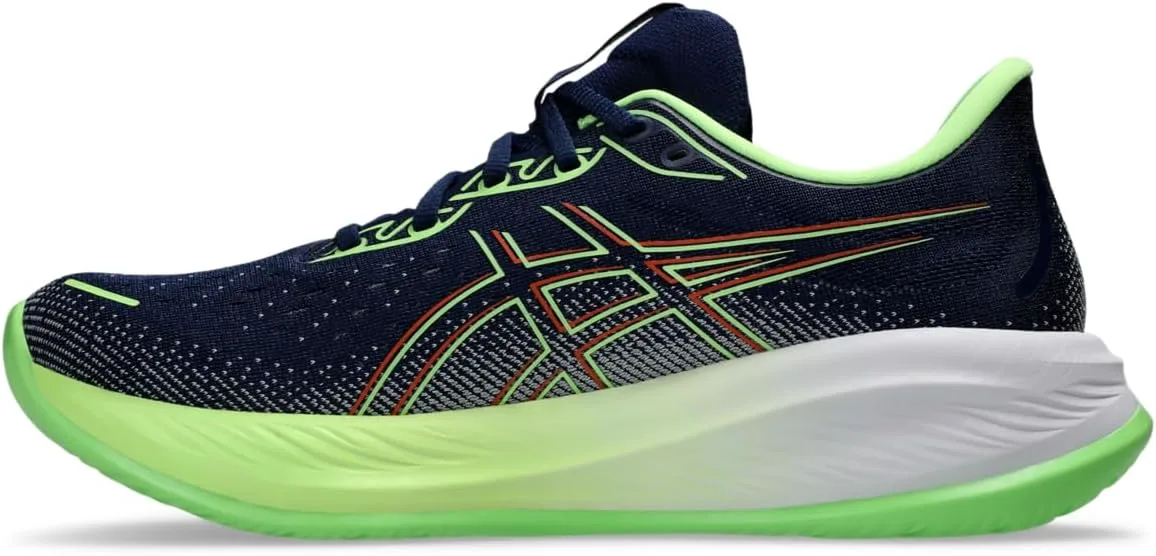 Мужские кроссовки для бега ASICS Gel-Cumulus 26, синий/зеленый — фото 4
