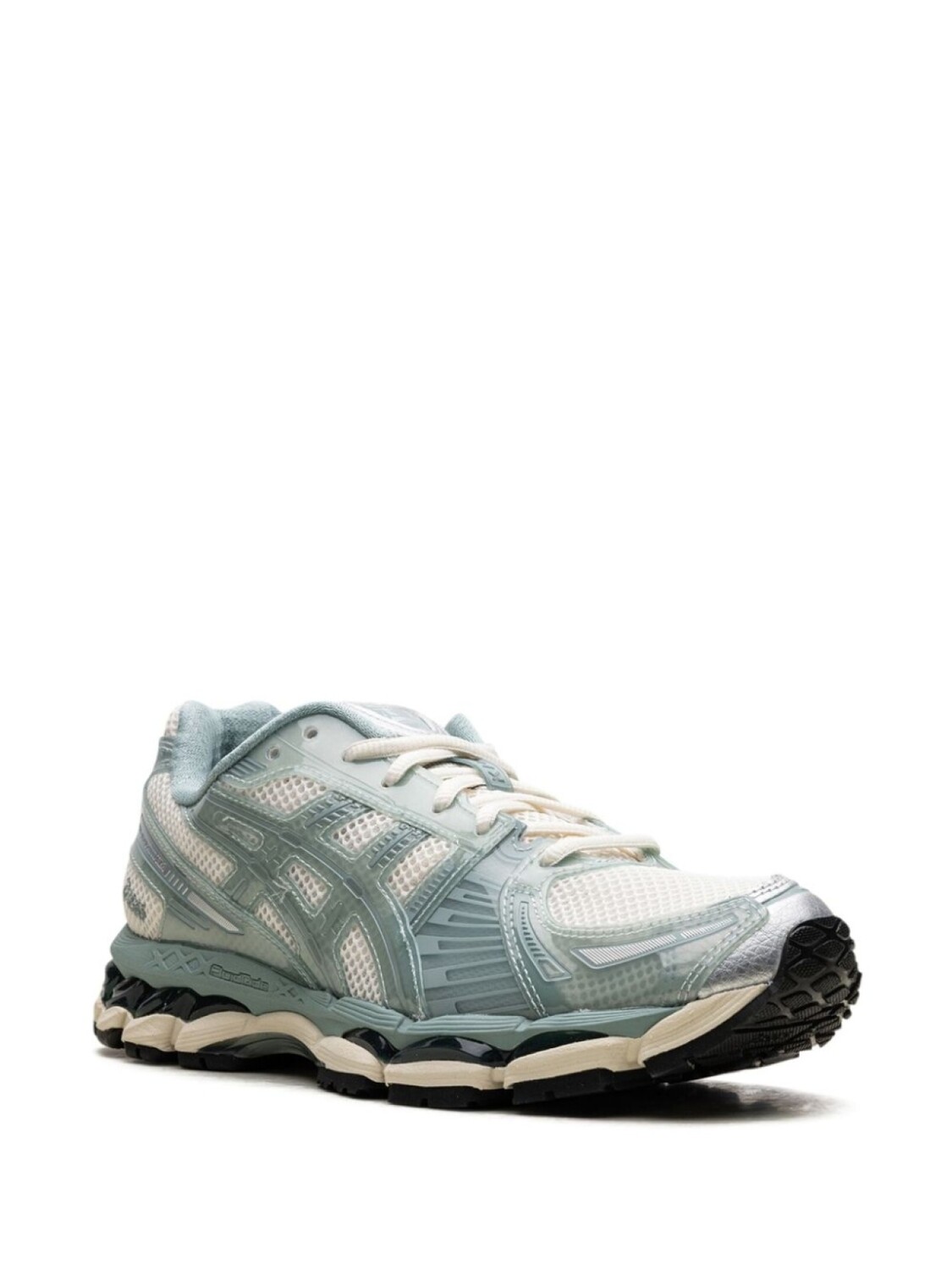 Кроссовки Gel-Kayano 12.1 "Kith - Cream Sage" ASICS, зеленый — фото 2