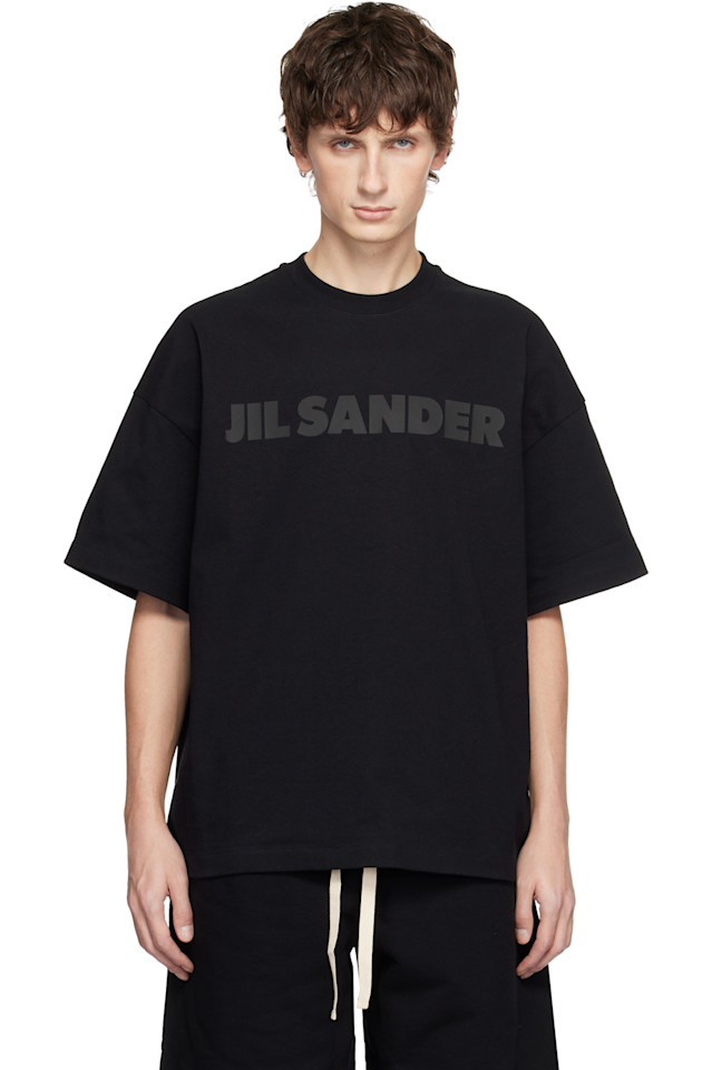 

Футболка с логотипом Jil Sander, черный