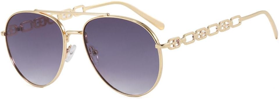 

Женские солнцезащитные очки с цепочкой и поляризованным стеклом, модные в 2025 году. Подходят для занятий спортом на открытом воздухе, путешествий, вождения, защиты от солнца и УФ-излучения PRSTNN, Gradient Gray