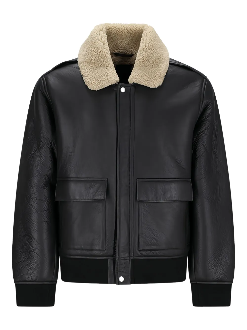 

Бомбер с воротником из овчины Calvin Klein, черный